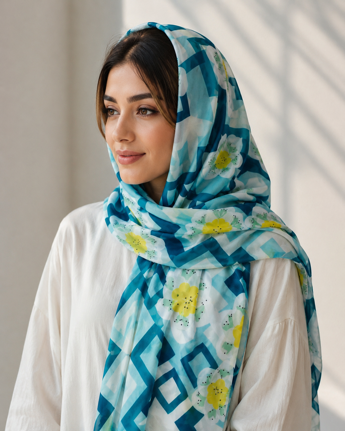 شال نخی گلبهار